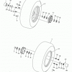 RAPTOR 90 YFM09RYXGL Переднее колесо