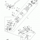 RAPTOR 700 YFM70RSBGL Выхлопная система