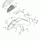 RAPTOR 90 YFM09RYXGL Переднее крыло