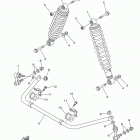 GRIZZLY 700 EPS HUNTER YFM700PHFH Задняя подвеска