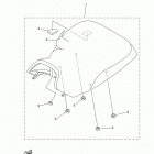 GRIZZLY 700 EPS SE YFM700PSFS Сидение
