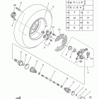 GRIZZLY 700 EPS SE YFM700PSFS Переднее колесо 2