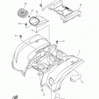 GRIZZLY 700 EPS SE YFM700PSFS Заднее крыло