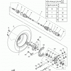 WOLVRINE R-SPEC EPS YXE70WPAGW Заднее колесо 2