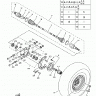 WOLVERINE HUNTER YXE70WDBGH Заднее колесо