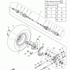 WOLVERINE HUNTER YXE70WDBGH Заднее колесо 2