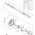 VIKING EPS HUNTER YXM700PHFH Переднее колесо 2