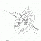 YZ250G YZ250G2 Переднее колесо