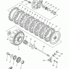 YZ250G YZ250G2 Сцепление