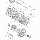 YZ250F YZ250FG Сцепление