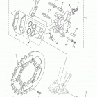 YZ450F YZ450FGL Передний суппорт