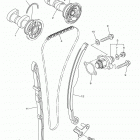 YZ450F YZ450FGL Цепь механизма газораспределения