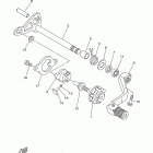 YZ125G YZ125G2 Вал переключения