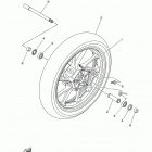 FZ09 FZ09GCL/FZ09GL/FZ09GCB/FZ09GB Переднее колесо