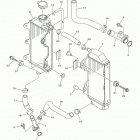 YZ250F YZ250FG Радиатор и Патрубки