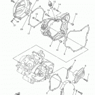 YZ125G YZ125G2 Крышка картера двигателя
