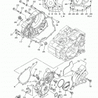 XT250 XT250GC/XT250G Крышка картера двигателя