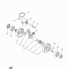 YZ125G YZ125G2 Коленчатый вал и Поршень