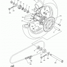 YZ250G YZ250G2 Заднее колесо