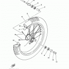 YZ85 YZ85G Переднее колесо