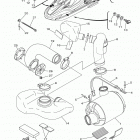 WAVERUNNER FZS GX1800AR Выхлопная система 3