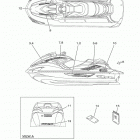 WAVERUNNER FZR GX1800R Наклейки