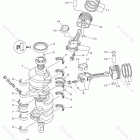 F350UCB Crankshaft Piston
