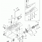 F350NCB 0115 Lower casing drive 4