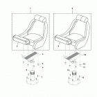 212SS XAT1800DP/XAT1800CP Поворотные сидения