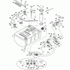 SX190 RX1800CP/RX1800DP Топливный бак