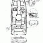SX190 EARLY RX1800CM/RX1800DM Наклейки предупреждения