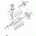 SX190 EARLY RX1800CM/RX1800DM Коленчатый вал & Поршень