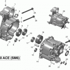 Spyder F3 SM6 gearbox housing