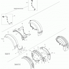 Spyder F3-S SE6 body and accessories front fender