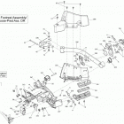 Spyder F3-S SE6 body and accessories rh footrest