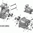 Spyder RT SE6 gearbox housing