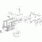 Outlander 6X6 - 650 EFI Рама задняя часть