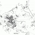 Outlander 6X6 - 1000 EFI Двигатель и крепление