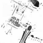 Renegade 1000 EFI Головка цилиндров задняя часть