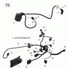 Outlander MAX 1000 EFI engine harness and electronic module (t3)