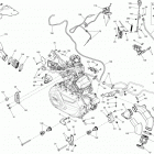 Outlander L MAX 500 EFI Двигатель и крепление