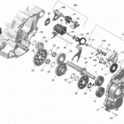 Outlander L MAX 500 EFI Коробка передач
