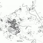 Outlander 6X6 1000 EFI Двигатель и крепление