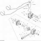 Outlander L MAX 500 EFI drive system, rear differential