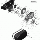 Outlander 650 EFI Трансмиссия