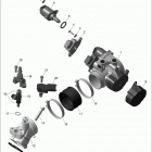 Outlander 400 EFI, STD(International only) Коллектор воздухозаборника и корпус дросселя