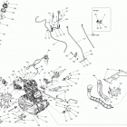 Outlander 650 EFI Xmr Двигатель и крепление
