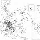 Outlander MAX 1000 EFI Двигатель и крепление