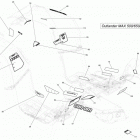 Outlander MAX 1000 EFI Наклейки