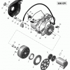 Outlander L MAX 500 EFI magneto and electric starter outlander max